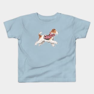 Wire Haired Fox Terrier Dog Kids T-Shirt